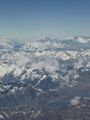 Flying over the andes