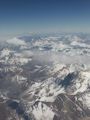 Flying over the andes