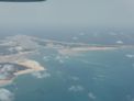 Flying back to Broome – coast line