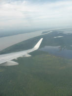 Coming in to land at Manaus