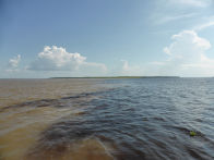 Confluence of Rio Negro and Rio Solimões