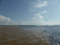 Confluence of Rio Negro and Rio Solimões