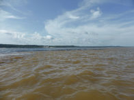 Confluence of Rio Negro and Rio Solimões