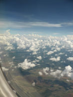 Flying over the Amazon