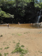 Mato Groso savanah – waterfall2 + butterflies that look like leaves