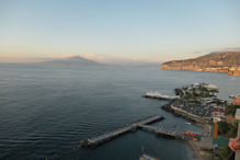 Sorrento view from above the port