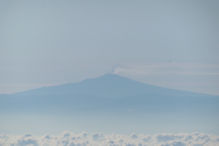 View of Mount Etna from our plane