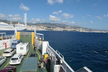 On the ferry heading towards the main land