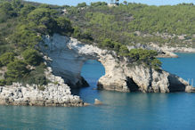 A stone arch near Vieste