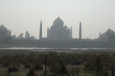 The Taj from the foundations of the black tomb