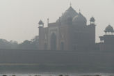 The Taj from the foundations of the black tomb