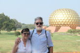 Auroville – sphere + Nick + Robyn