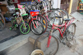 Madurai – bicycle store with solid Indian bikes