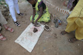 Madurai – 'pottery' villiage cast statues of clay, paper, plaster etc