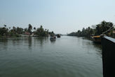 Boat trip on back waters near Alleppey