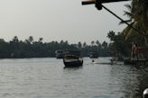 Boat trip on back waters near Alleppey