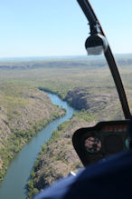 Helicopter flight over Nitmiluk Gorge