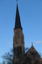 Church in the main street of Mudgee.
