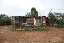 The slum area of Soweto