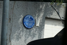 Plaque of Desmond Tutu house in same street as Mandela's house