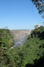 Zambia side of Victoria falls