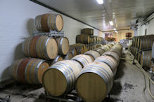Delheim winery casks