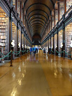 Inside the Long Room 3 minutes later as I was going to the Manuscripts Room