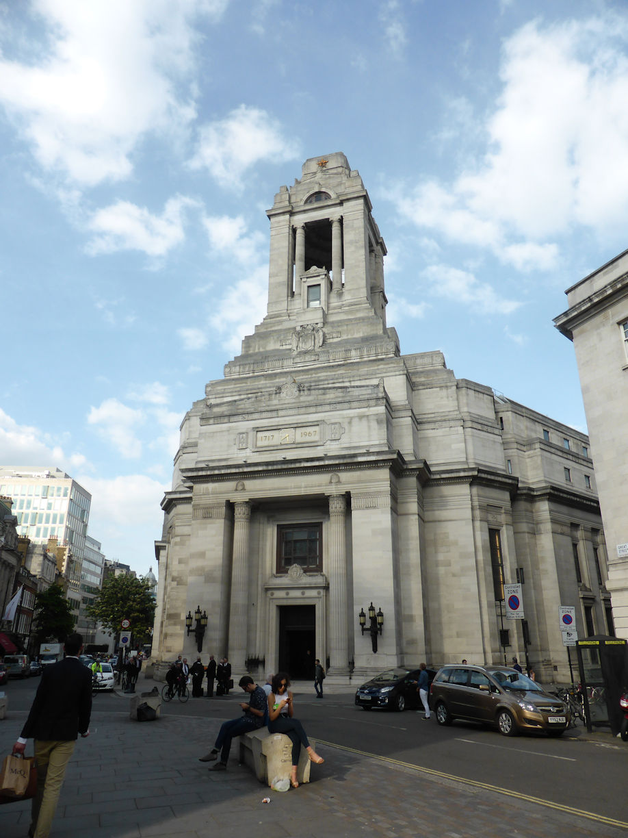 Grand Lodge building in Longacre London
