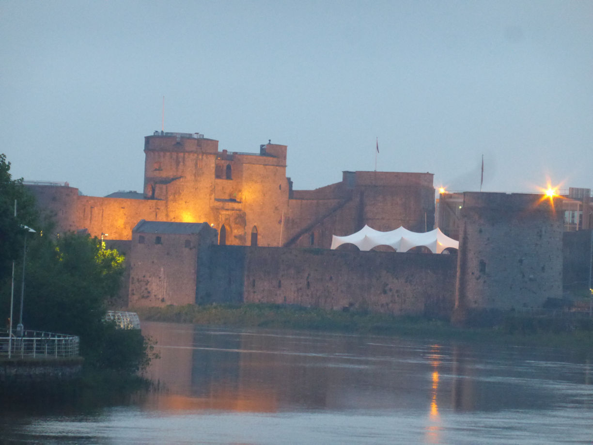 King John's Castle Limerick in the evening
