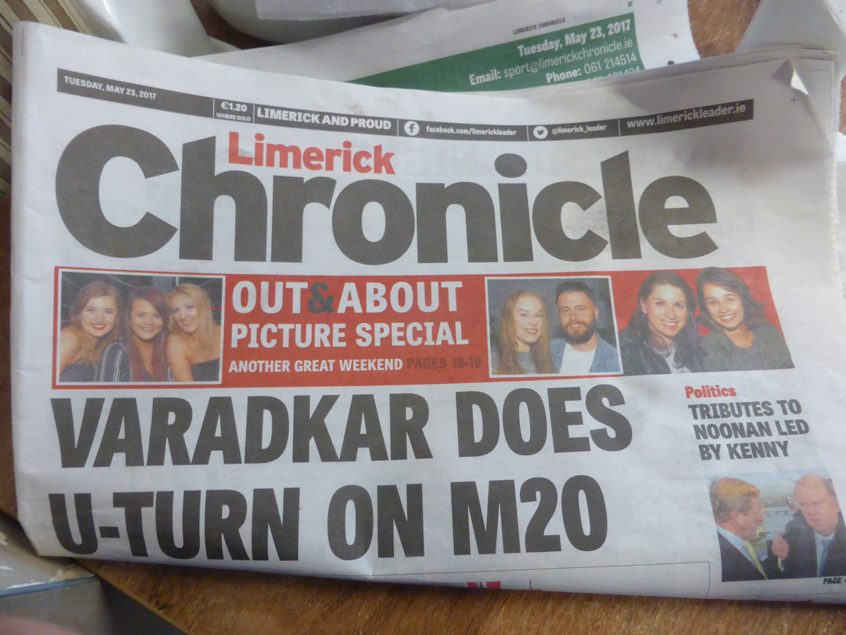 Limerick Chronicle today
