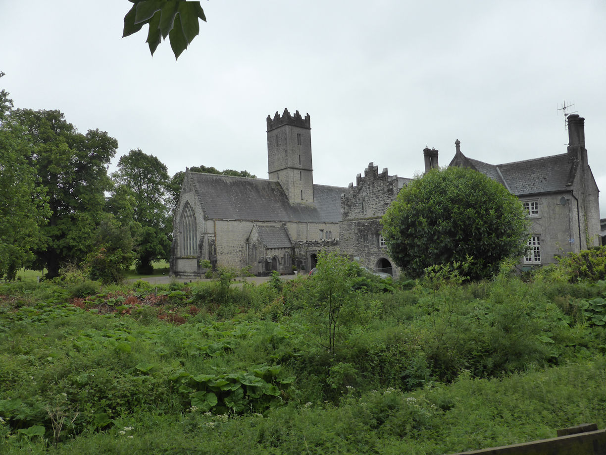 Adare – Augustine Priory now the CoI church and school
