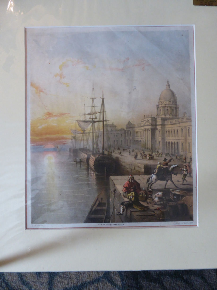 Print of Customs House Dublin
