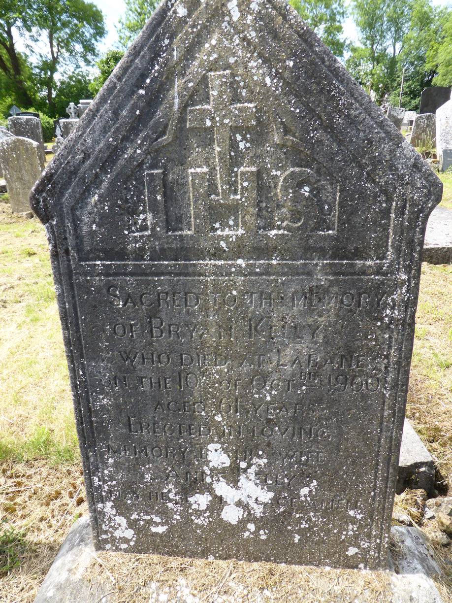 Kiltartan Church Yard – random headstone
