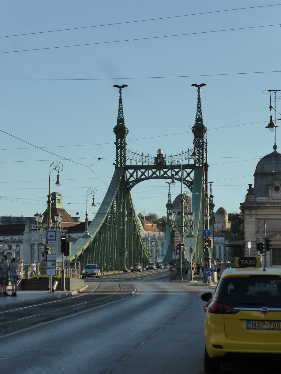 Budapest – The bridge near our hotel
