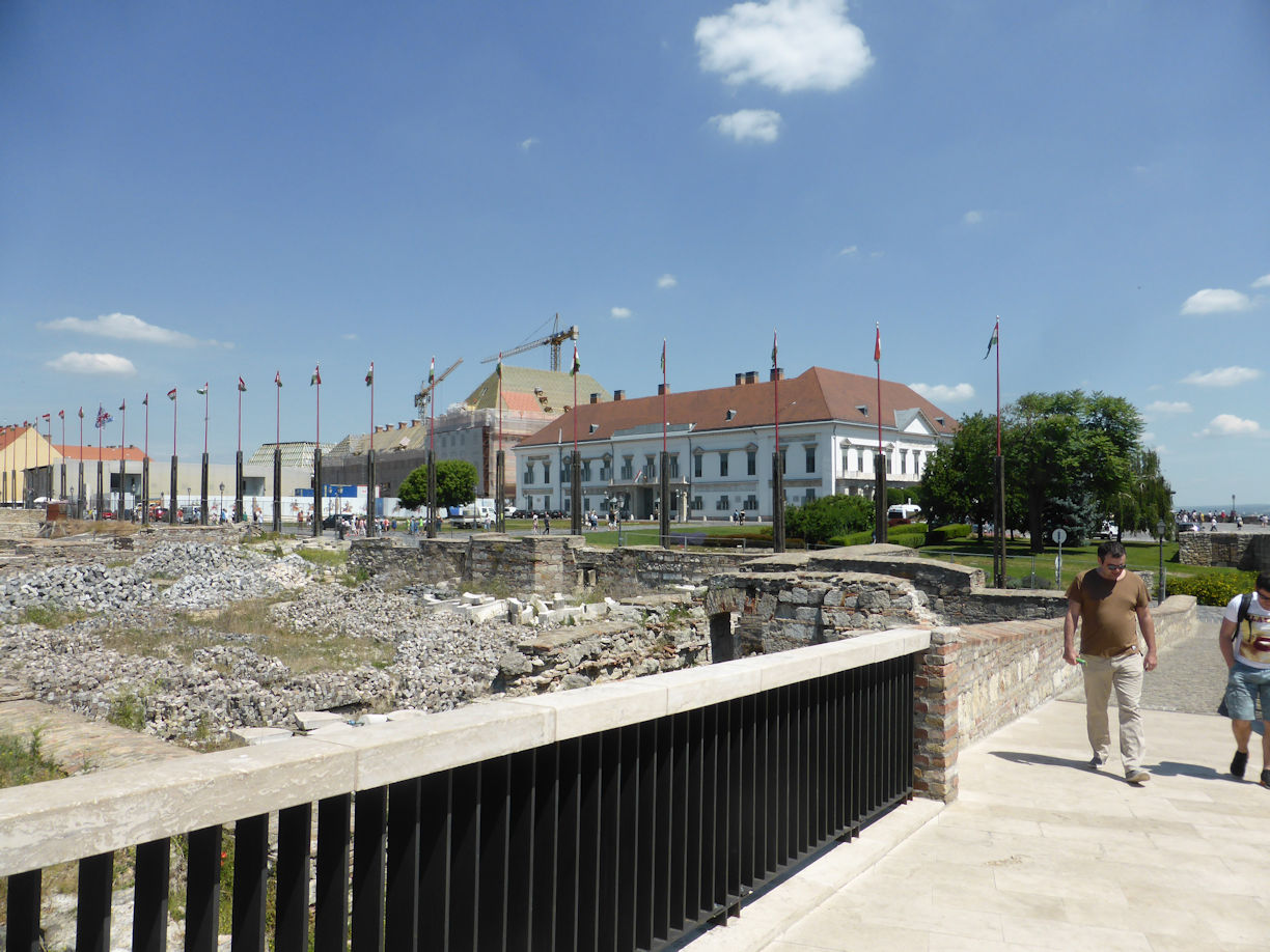 Budapest – archaeological work near the Presidential Palace
