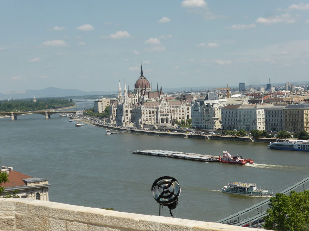 Budapest – view from Buda to Parliament
