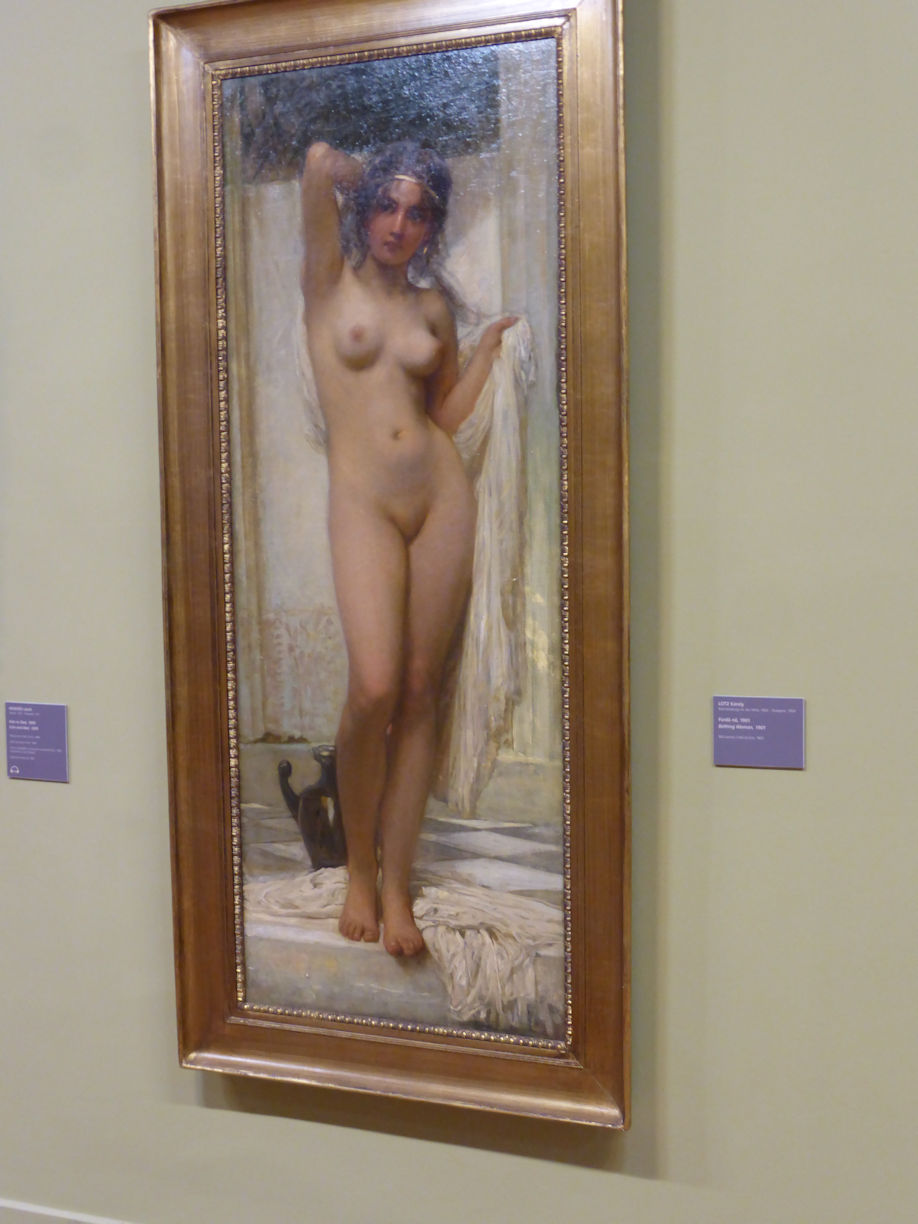 Budapest – National Gallery woman bathing
