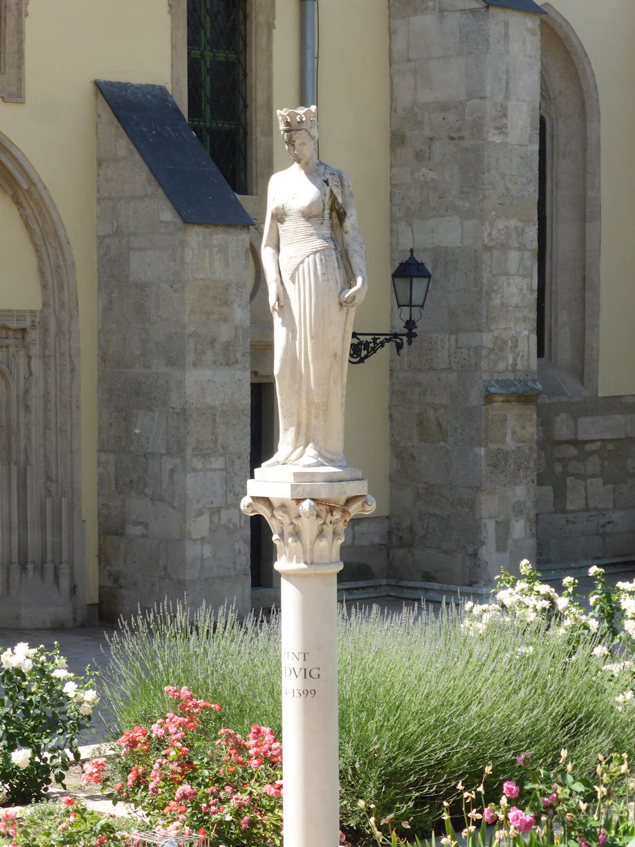 Budapest – Statue near City parish church
