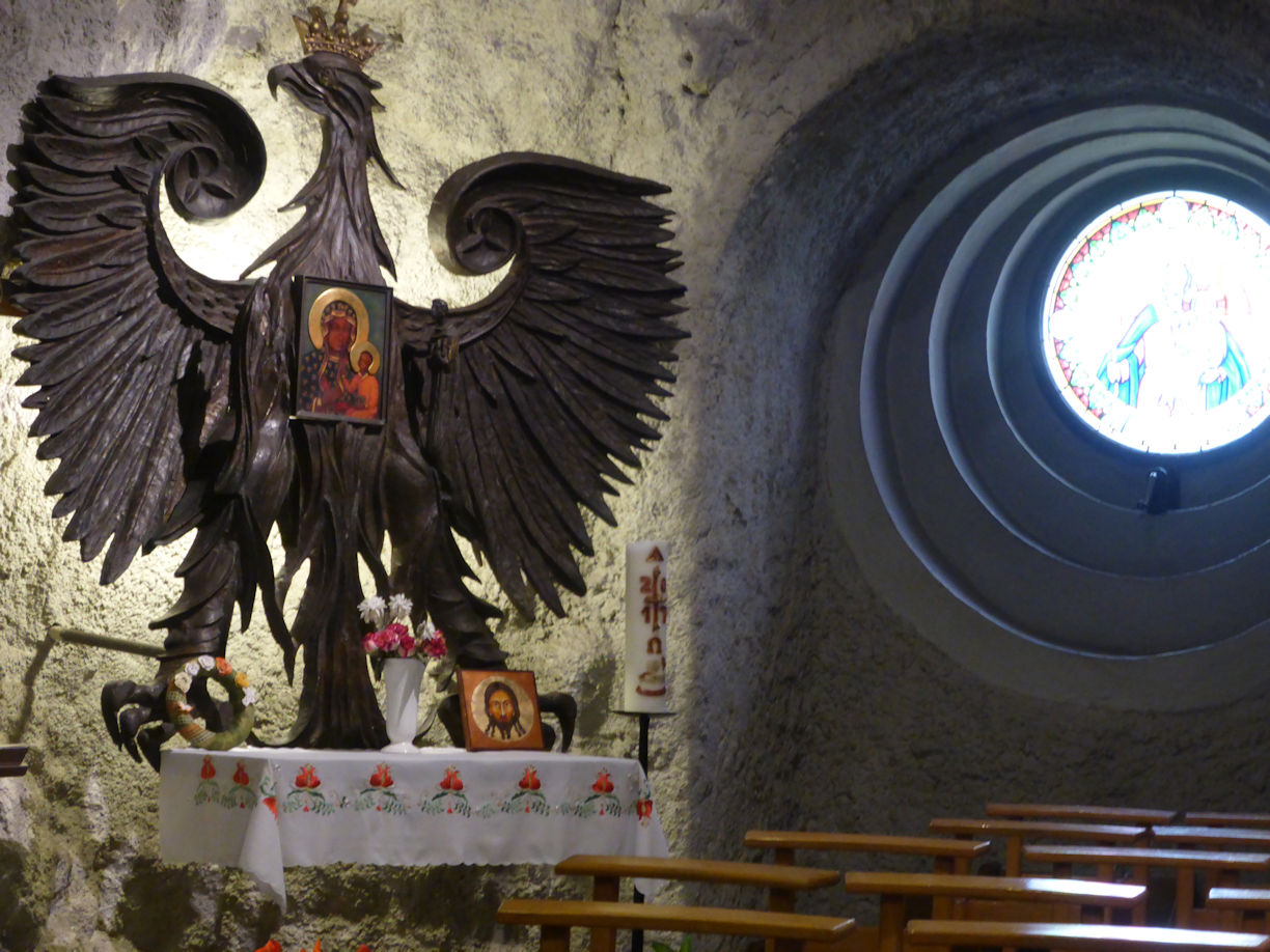 Budapest – inside the cave Church
