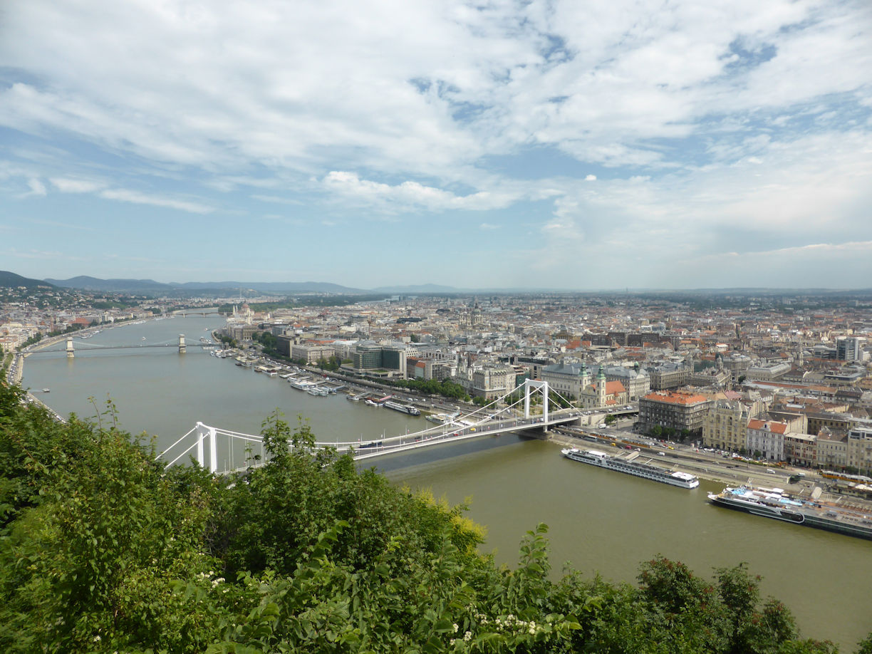 Budapest – view from Liberation Monument
