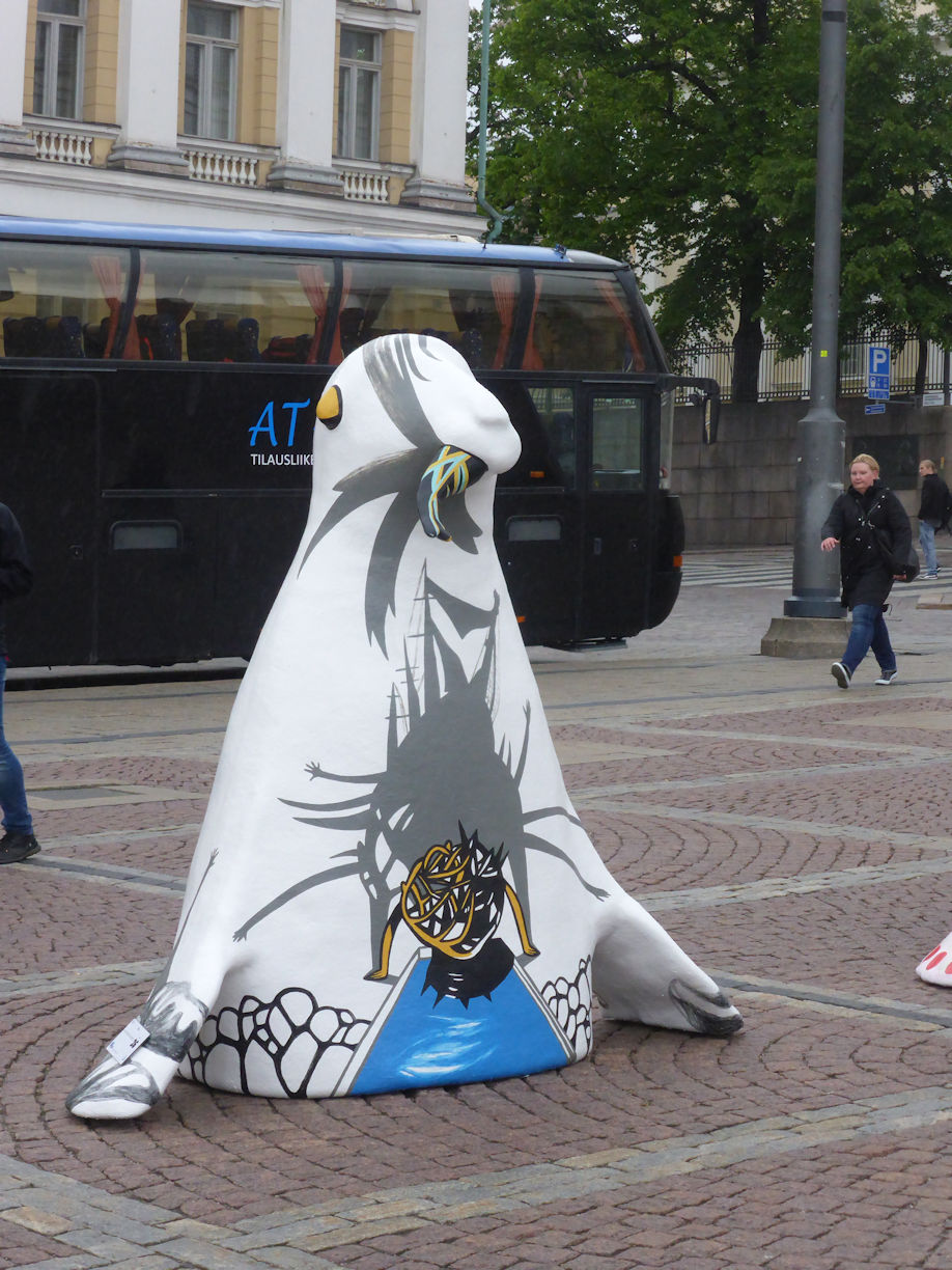 Helsinki – Some sort of seal decorating competition
