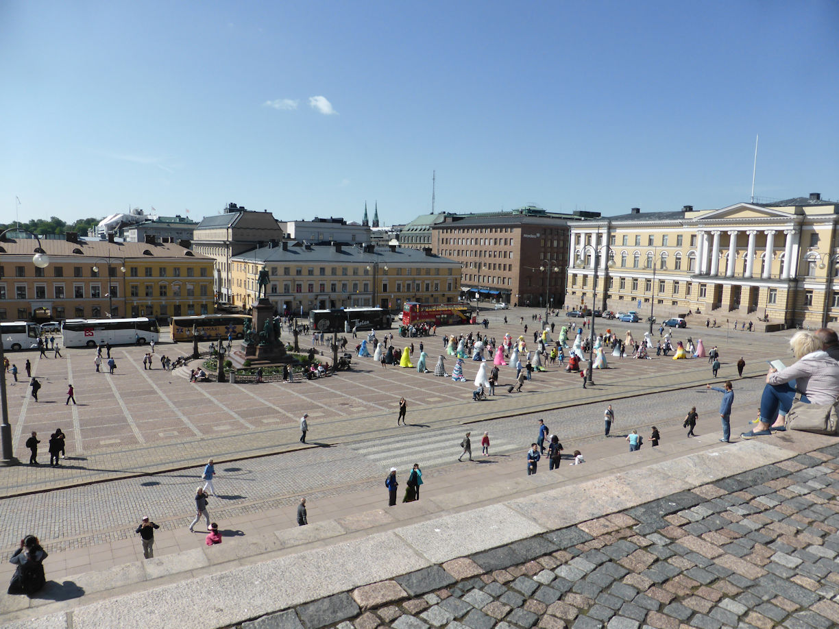 Helsinki – Church Square from Church
