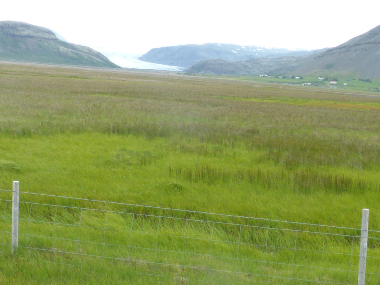 Iceland east – view of glacier near Hofn
