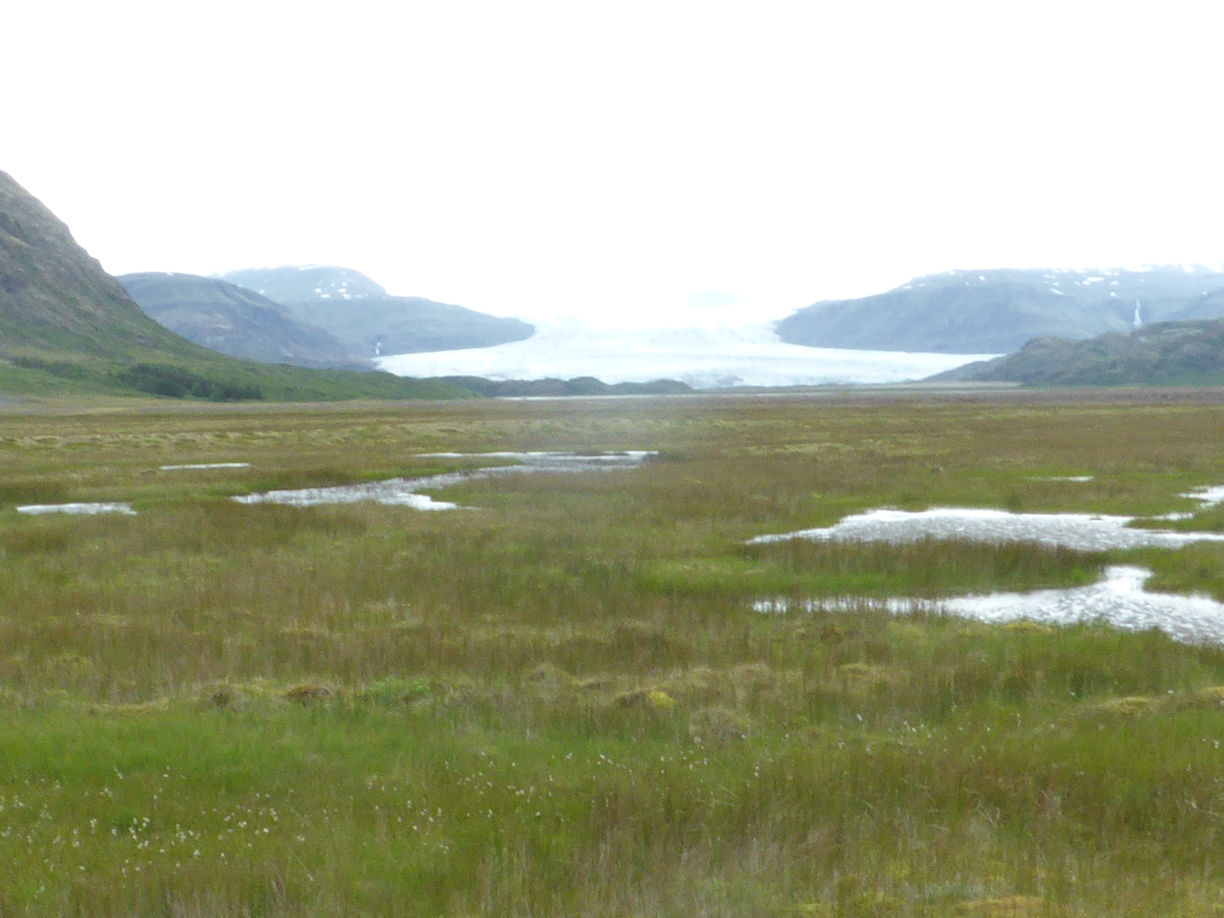 Iceland east – view of glacier near Hofn
