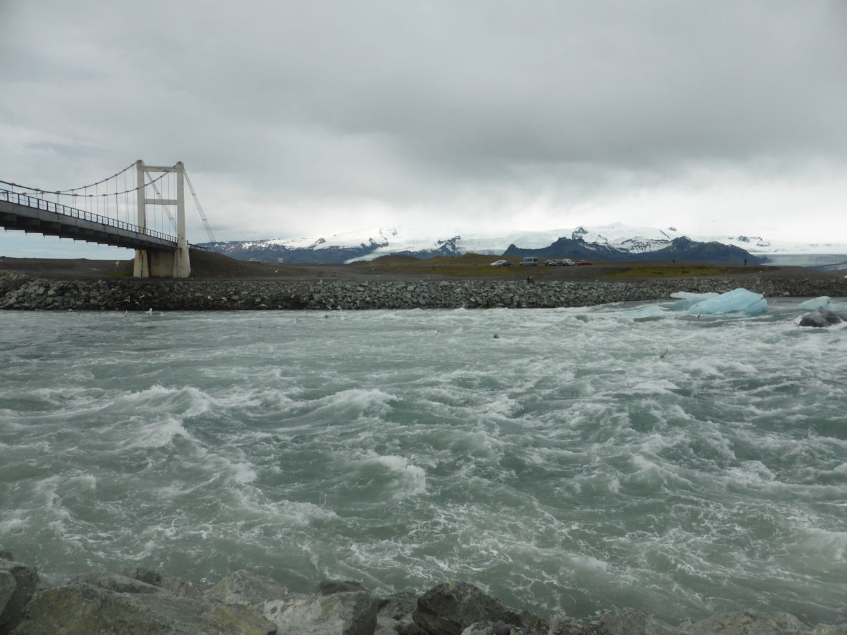 Iceland east – Jökulsárlóen Glacier Lagoon iceberg dam
