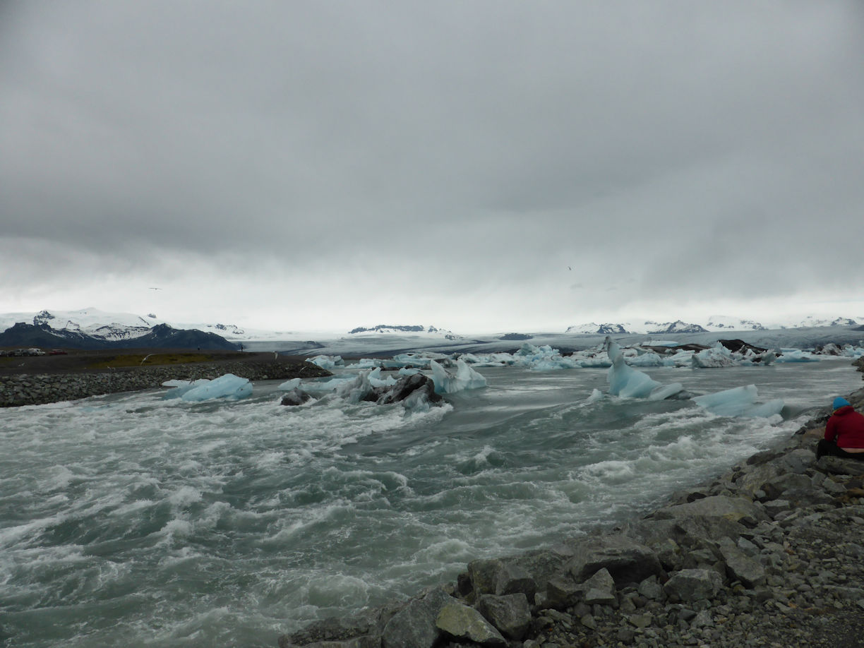 Iceland east – Jökulsárlóen Glacier Lagoon iceberg dam
