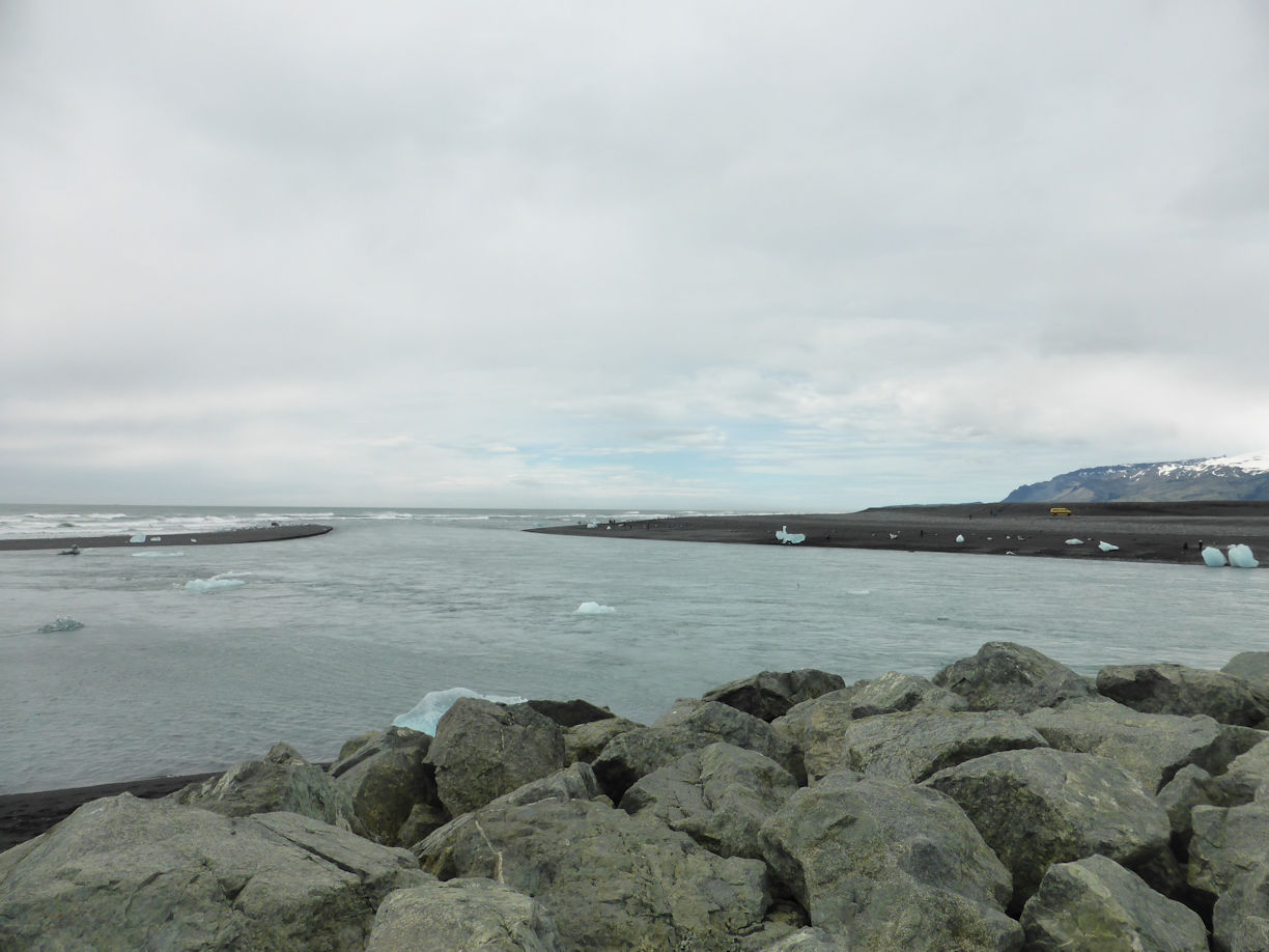 Iceland east – Jökulsárlóen Glacier Lagoon outflow
