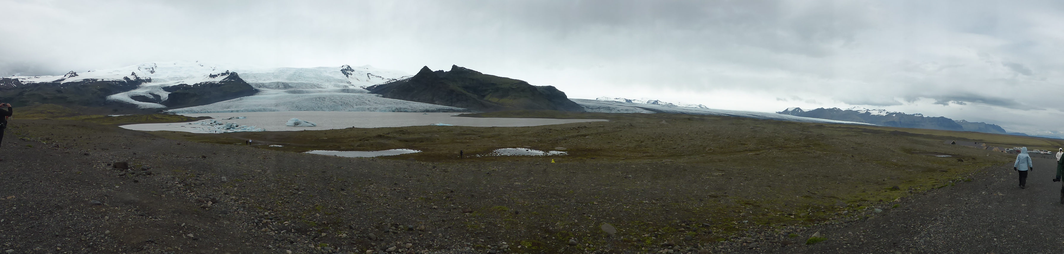 Iceland east – Fjallsárlón Glacier panorama
