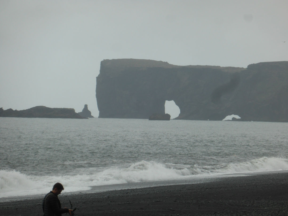 Iceland – Near Vik – Dyrholaey Arch and Cliffs
