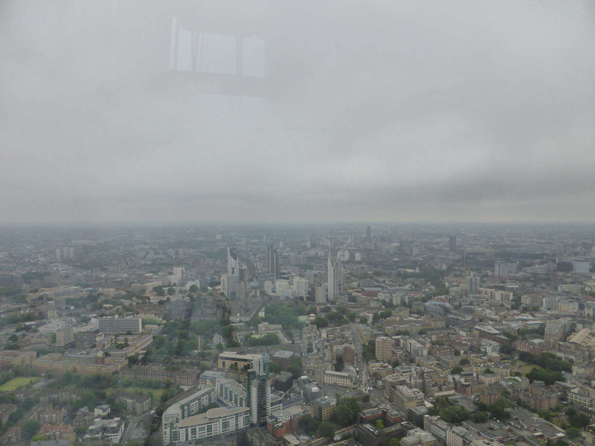 London the view from the Shard
